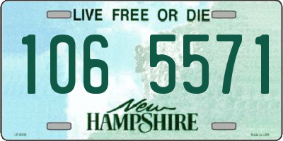 NH license plate 1065571