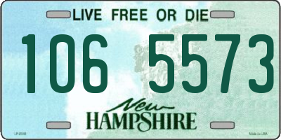 NH license plate 1065573