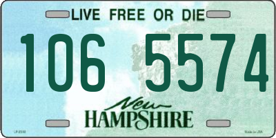 NH license plate 1065574