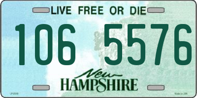 NH license plate 1065576