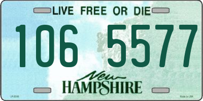 NH license plate 1065577