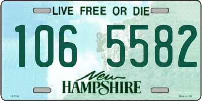 NH license plate 1065582