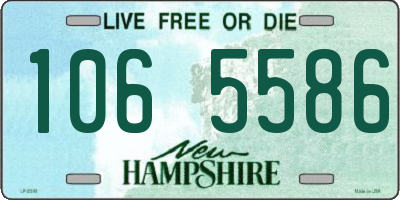NH license plate 1065586