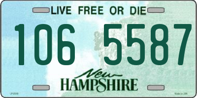 NH license plate 1065587
