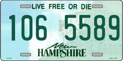 NH license plate 1065589