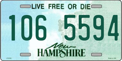 NH license plate 1065594