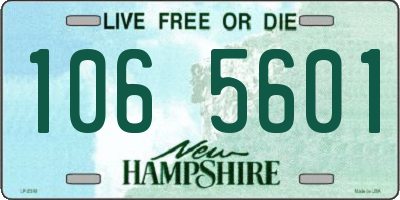 NH license plate 1065601