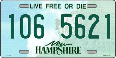 NH license plate 1065621