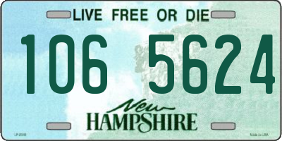 NH license plate 1065624