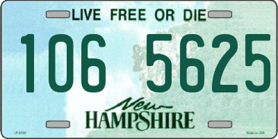 NH license plate 1065625