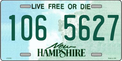 NH license plate 1065627