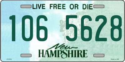 NH license plate 1065628