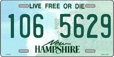 NH license plate 1065629