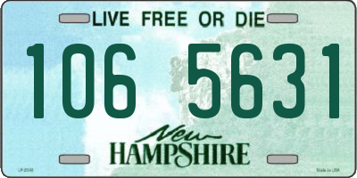 NH license plate 1065631