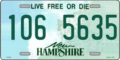 NH license plate 1065635