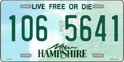 NH license plate 1065641