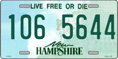 NH license plate 1065644