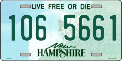 NH license plate 1065661