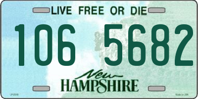 NH license plate 1065682
