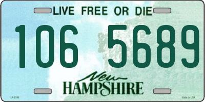 NH license plate 1065689