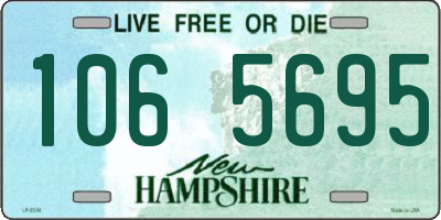 NH license plate 1065695