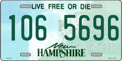 NH license plate 1065696