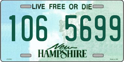 NH license plate 1065699