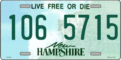 NH license plate 1065715