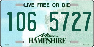 NH license plate 1065727