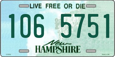 NH license plate 1065751