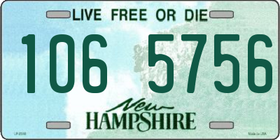 NH license plate 1065756