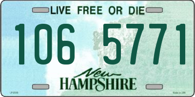 NH license plate 1065771