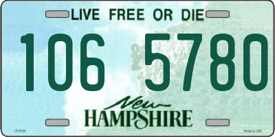 NH license plate 1065780