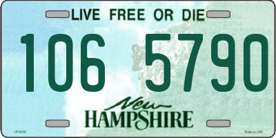 NH license plate 1065790
