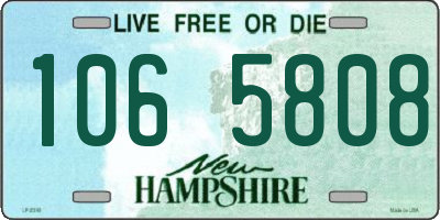 NH license plate 1065808