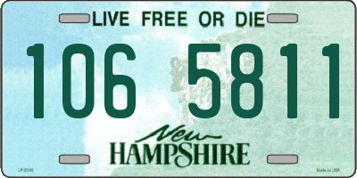 NH license plate 1065811