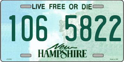 NH license plate 1065822