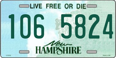 NH license plate 1065824