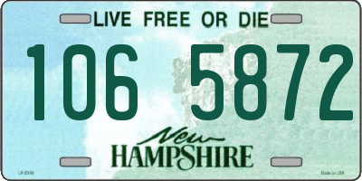 NH license plate 1065872