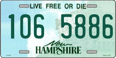 NH license plate 1065886