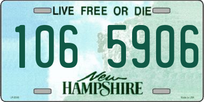 NH license plate 1065906