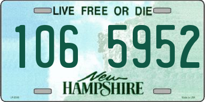 NH license plate 1065952