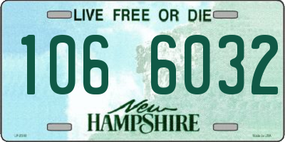 NH license plate 1066032