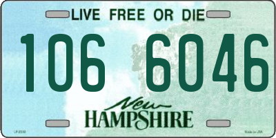 NH license plate 1066046