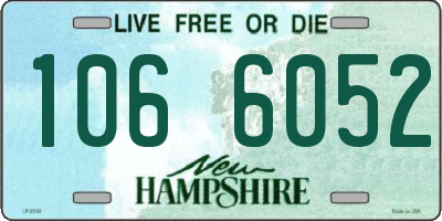 NH license plate 1066052