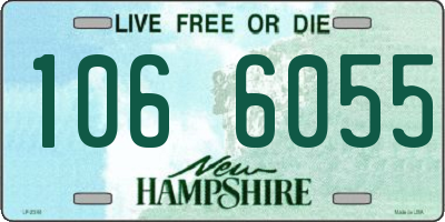 NH license plate 1066055