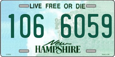 NH license plate 1066059