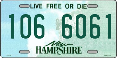NH license plate 1066061