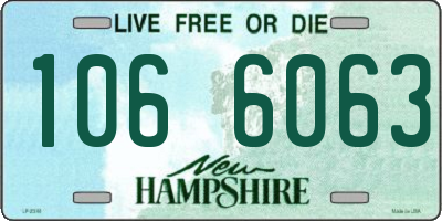 NH license plate 1066063