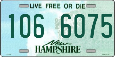 NH license plate 1066075